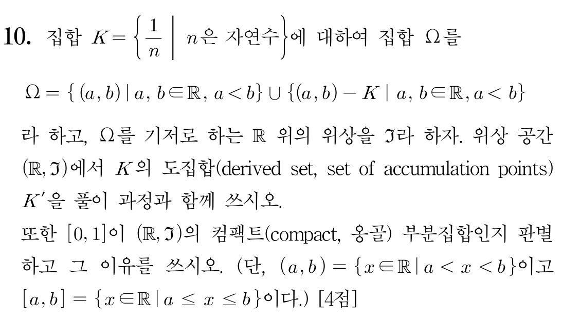 컴팩트(옹골) 부분집합