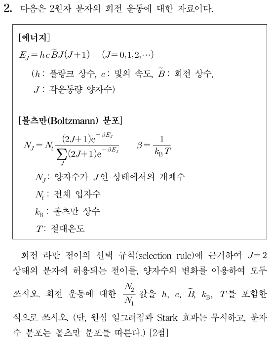 2원자 분자 회전 운동
