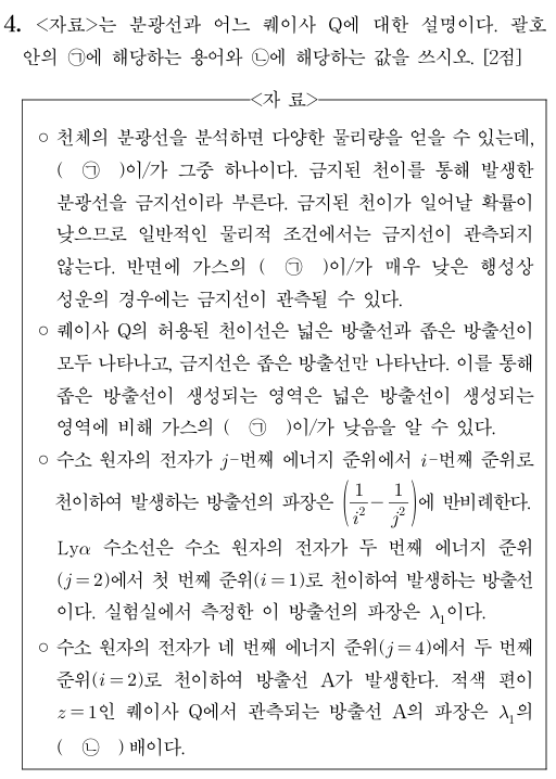 분광선과 적색 편이